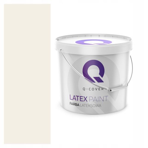Q-Cover Latex-Decken- und Wandfarbe 5 l Off White Beige H3884 matt
