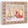  HOLZ-ADVENTSKALENDER WEIHNACHTSMANN LED