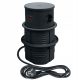 Steckdose, Steckdosenleiste, Tabletop USB Smartt schwarz