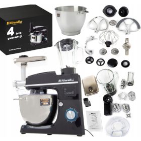  RIWALL PRO ROBY ROBOTER 2.1 Küchenmaschine 2700 W schwarz