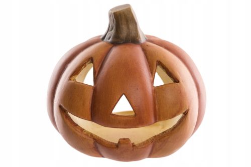  Kürbislaterne Keramik Kürbislaterne aus Keramik Halloween Projektdecor 15 cm