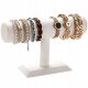 AUSSTELLUNG SCHMUCKSTÄNDER WEISSE ROLLE FÜR ARMBÄNDER UHREN