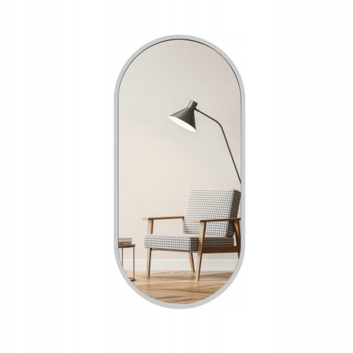  Ovaler silberner Spiegel 40/140 cm'