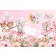 Fototapete FÜR EIN MÄDCHEN, ROSA BALLERINAS 294x260 RB03
