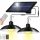  FORTRADE Straßenlampe 3,6 W 800 lm, solarbetrieben