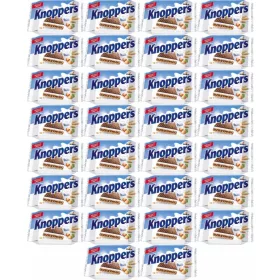   Knoppers Nuss-Nougat Waffeln, 192 Stück x 25g - Idealer Snack für Zwischendurch