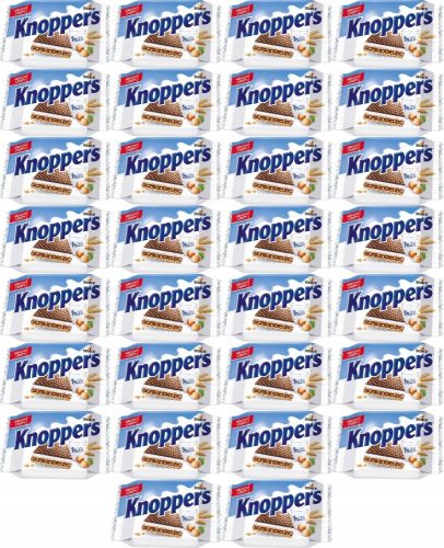 Knoppers Nuss-Nougat Waffeln, 96 Stück x 25g - Ideal für die Pause