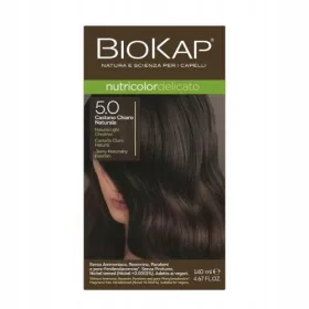    Biokap Nutricolor Delicato Farbfarbe 5,0 helle Naturkastanie 140 ml