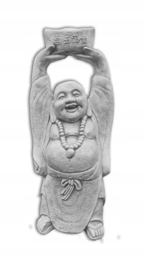  BETON-GARTENFIGUR - MÖNCH BUDDHA