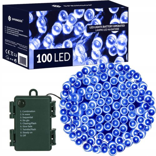  Springos Weihnachtsbaumbeleuchtung außen 10,5 m 51 - 100 Lichter