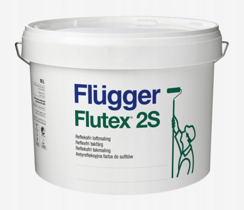Flügger Acryl-Wandfarbe 10 l Mattweiß
