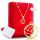  Goldkette mit Volleyball-Ball-Volleyball als Geschenk 925