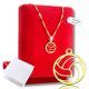  Goldkette mit Volleyball-Ball-Volleyball als Geschenk 925