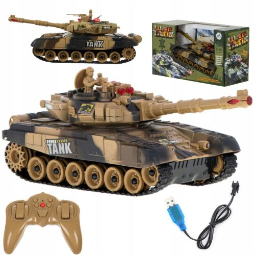  GROSSER FERNGESTEUERTER TANK LICHT SOUND RC