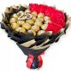 Coole, lustige Gadgets Ferrero-Blumenstrauß Geschenk zum Geburtstag, Namenstag, Jahrestag, Hochzeit, Seifenrosen