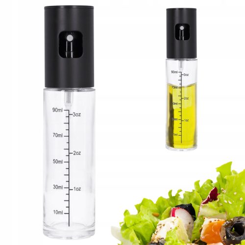 Lebensmittelbehälter Ölsprüher, Olivenölspender, Sprühglasbehälter, Öl-Essig, 100 ml