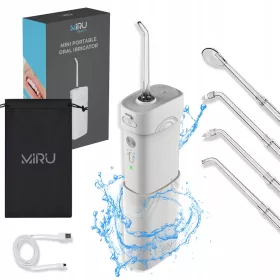    TRAGBARE ZAHNBEWÄSSERUNG, KABELLOS, ZAHNKRAFTVOLL, REISEWEISS