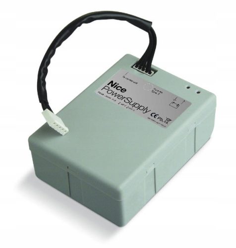 Notbatterie mit integrierter Nice PS124 24 V-Karte