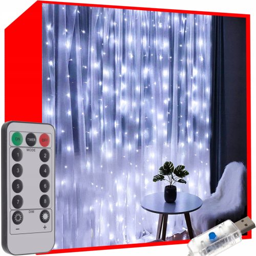  Iso Trade Weihnachtsbeleuchtung für den Außenbereich, 5,8 m, 201–300 Lichter