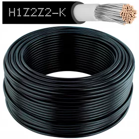   KABEL SOLARDRAHT H1Z2Z2-K LSOH DCA PHOTOVOLTAIK MC4 SCHWARZ 6mm2 30m