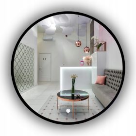  BADEZIMMERSPIEGEL MIT LED RUND 70 CM MIT TOUCH-SCHALTER