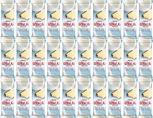 Knuspriger Góralki Milch-Waffelriegel, 45 g – Packung mit 72 Stück