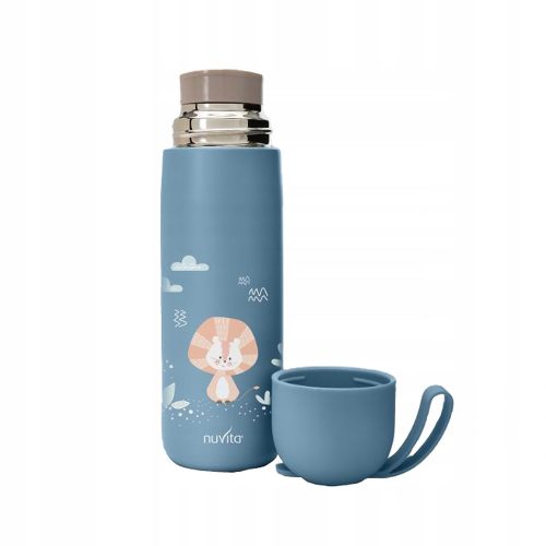  Nuvita Thermoskanne für Getränke, 0,4 l, blau