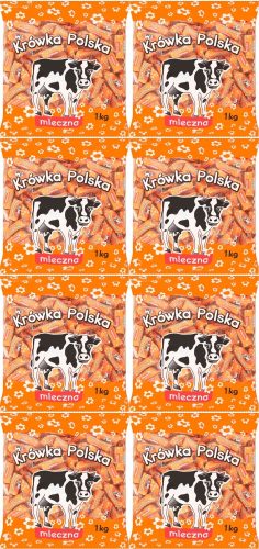 Jedność Krówka Mleczna Vanille - 1kg (8er Pack)