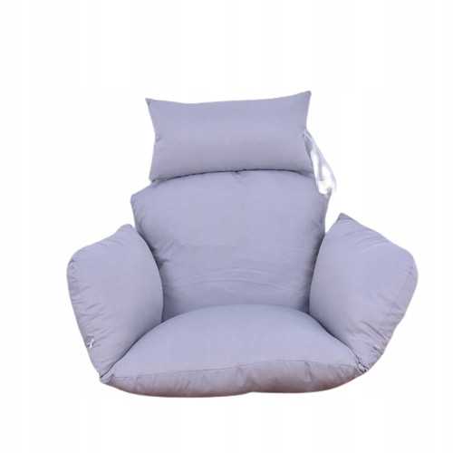 Kissen für Stühle, Sessel für Garten und Terrasse Kissen 58 x 53 x 1 grau