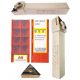 Drehmesser SH MTJNR 20x20 K16 1 Stk. + SH TNMG 160404-R AX 4025 Einsätze 10 Stk.
