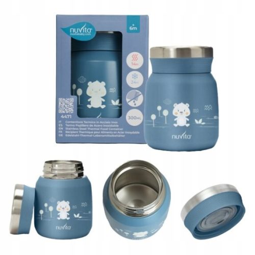  Nuvita Abendessen-Thermoskanne 0,3 l blau