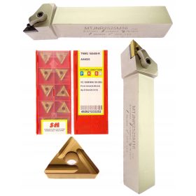   Drehmesser SH MTJNR 25x25 M16 1 Stk. + SH TNMG 160408-R AX 4025 Einsätze 10 Stk.
