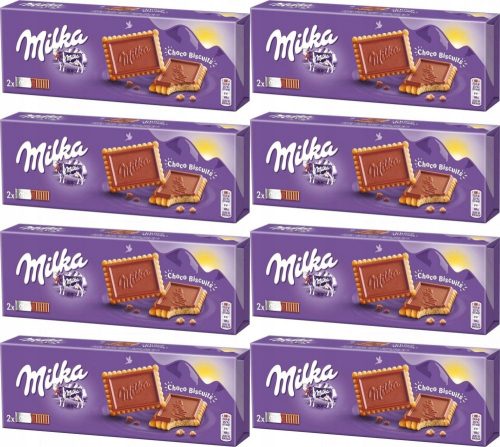 Milka Choco Butterkekse mit Alpenmilch Schokolade, 8x150g