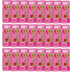 BOB SNAIL Natürlicher Apfel-Himbeer-Snack 30g, 24er Pack
