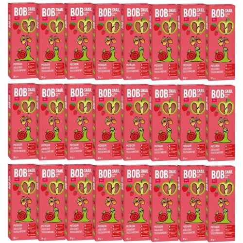 Bob Snail Apfel-Erdbeer Fruchtgummi ohne Zucker 30g