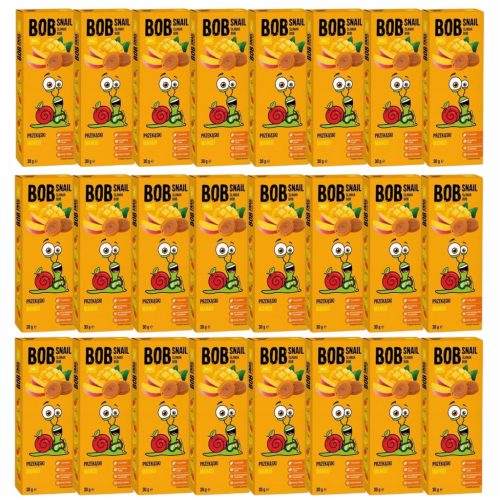 Bob Snail Mango Schneckenförmige Gesunde Kindersnacks, Glutenfrei, 30g