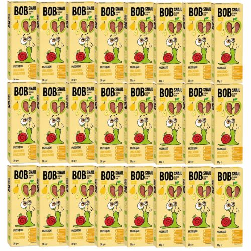 Bob Snail Apfel-Birne Fruchtsnack für Kinder, 30g – 100% Natürlich und Gesund