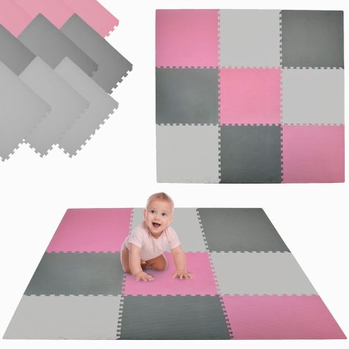  GROßES SCHAUMPUZZLE SCHAUMMATTE 9 EL EVA PUZZLE 180 x 180 DICKE 1 CM XXL