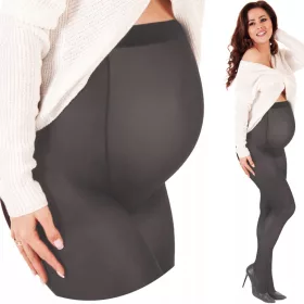    Umstandsstrumpfhose GRAPHITE 70 den MICROFIBER voll mit Phenome PANEL