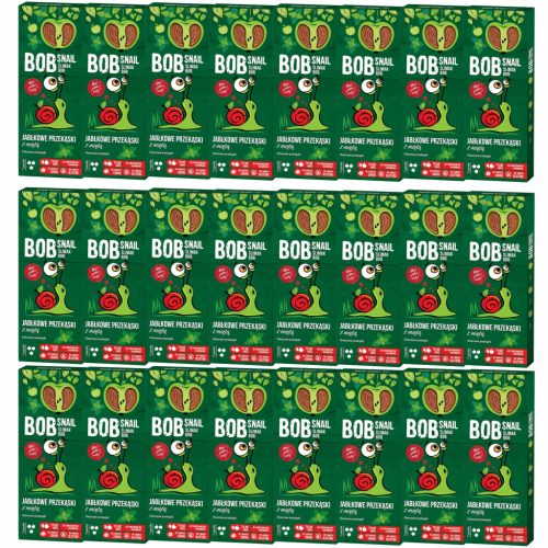 BOB SNAIL Apfel-Minze - Natürliche Obstsnacks für Kinder (30g, 3 Stück)