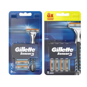  GILLETTE SENSOR3 Rasierer für Rasiererpatronen 1 Stk.