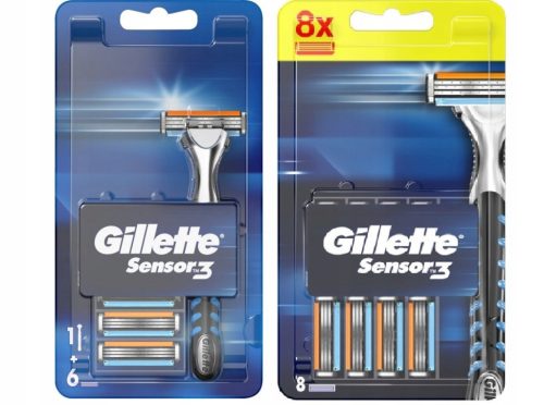  GILLETTE SENSOR3 Rasierer für Rasiererpatronen 1 Stk.