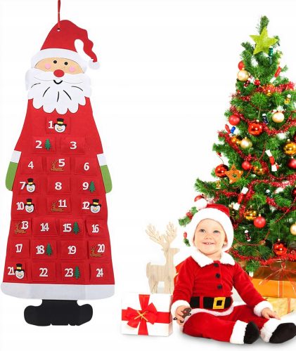  Leerer hängender Adventskalender (selbst auszufüllen)