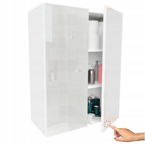 Miradu Pure Hängeschrank 78x60x30 cm, weiß glänzend