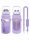  Motivflasche, 2L Trinkflasche mit Henkel HIT