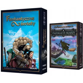    Brettspiel Rebel Fantastic Worlds + Rebel Fantastic Worlds: Cursed Treasures