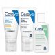 CeraVe Gesichtspflege-Set für normale bis trockene Haut mit SPF 50 und Reinigungsgel