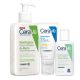 CeraVe Pflegeset für normale bis trockene Haut mit SPF 50 und Reinigungsschaum