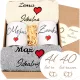  JUBILÄUMSGESCHENK ZUM HOCHZEITSTAG 40 25 50 HANDTÜCHER BECHER sw mt