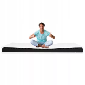    Tompol Venerdi Schwarze Matratzenauflage 180 x 200 x 7 cm H3